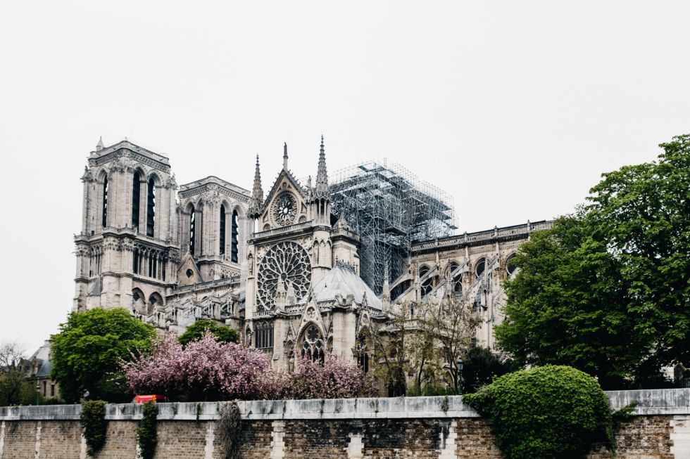 Notre Dame Cathedral in Paris. What does the fire mean for social purpose real estate and the world of impact. Photo: Robin Benzrihem.