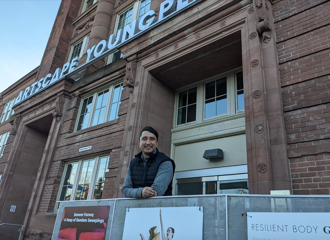 Mitchell Anderson poses for a photo in Toronto.