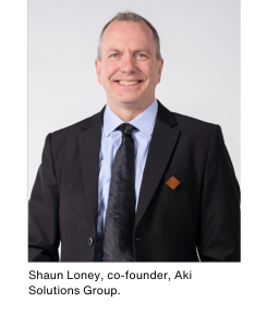 Shaun Loney, co-founder, Aki Solutions Group.
