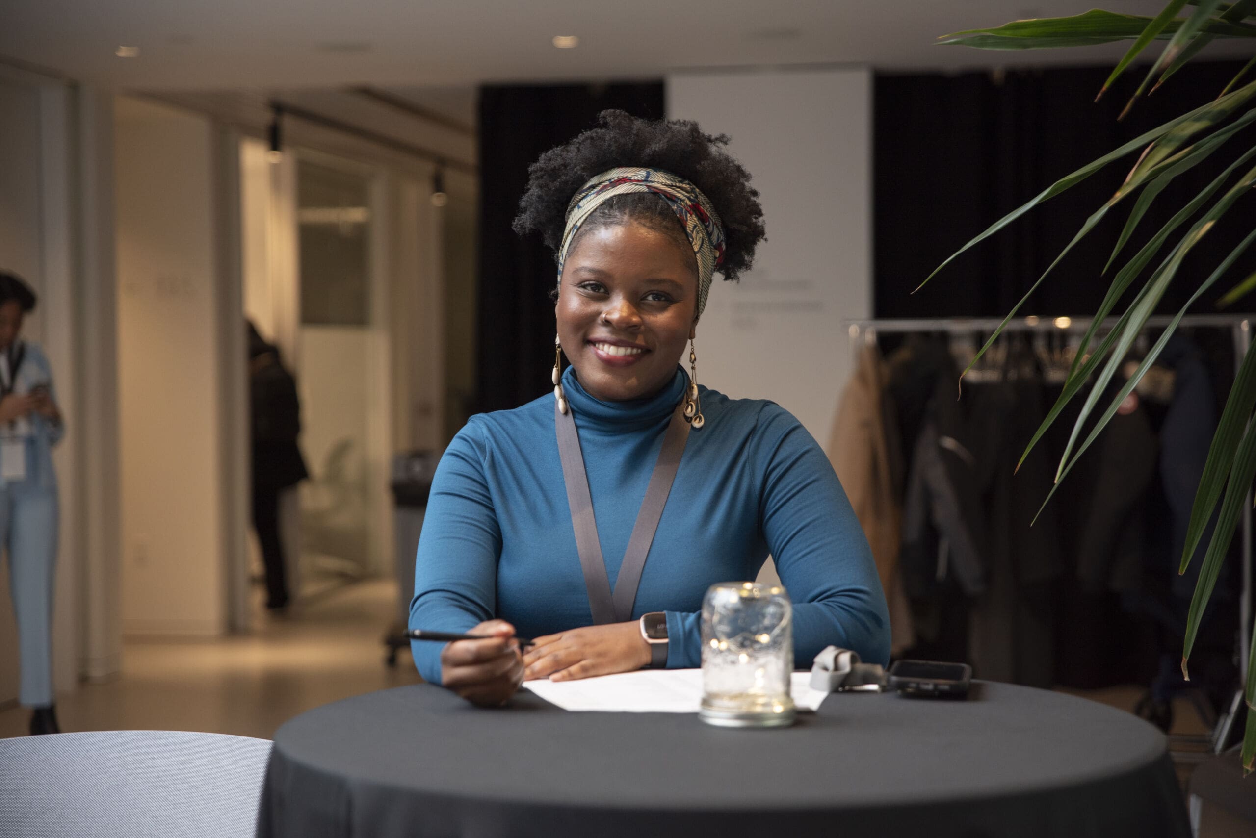 Ananda Mbumba, advisor at Le Fonds Afro-Entrepreneur, was part of the winning team at “Le Responsable” game night I attended. (Supplied photo)