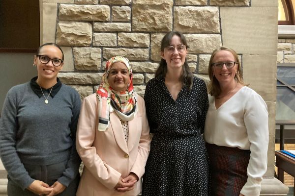 Staff from Imagine Canada and other organizations in the non-profit sector met with Members of Parliament as part of Non-profits on the Hill Day in October. (Imagine Canada / Facebook)