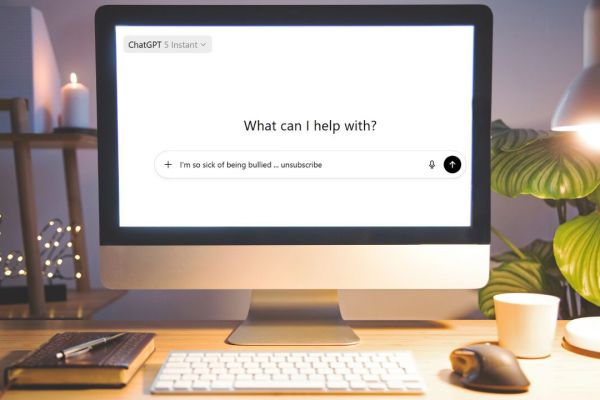 Experts say AI is a tool that can help with mental health crisis, but that a person will always be necessary to foster connection and find things that AI can’t. (Elisha Dacey/Illustration)