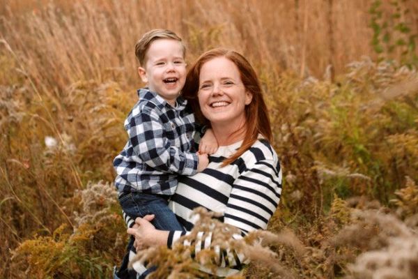 Jackie Mersereau, director of planned giving for the Nature Conservancy of Canada and her son. Last year, the charity launched an online will campaign, which has generated millions in new pledged gifts (Jenna Marie Wakani/Supplied.)