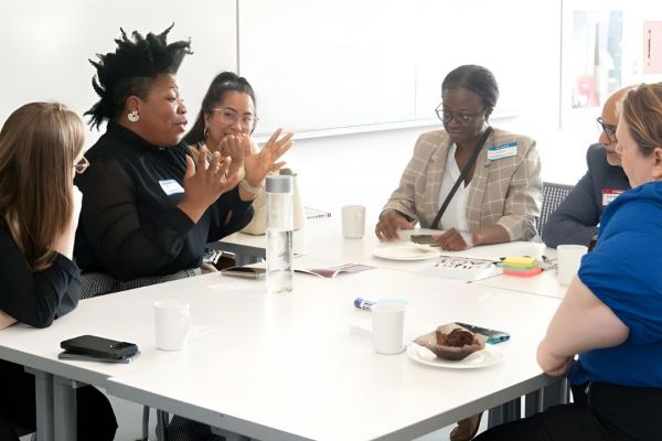 Attendees at the launch of McMaster University’s Social Impact Hub pilot on financial inclusion, where DUCA Impact Lab’s Executive Director, Keith Taylor, presented the Escalator Loan program (DUCA Impact Lab / LinkedIn)