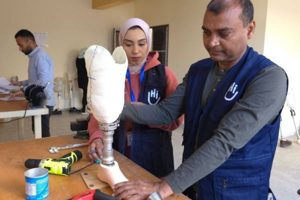 The HI prosthetics centre, Der-El-Balah, in Gaza. (HI Canada/Supplied photo.)