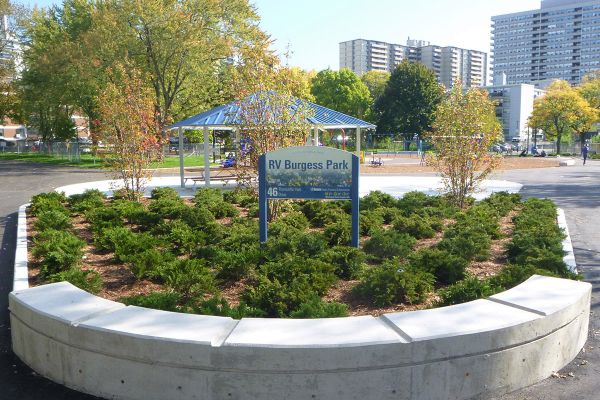 R.V. Burgess Park in Thorncliffe Park, Toronto. (Photo courtesy of City of Toronto.)